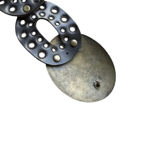 Vintage y2k moroccan style disc brown concho belt womens one size fits all - Picture 5 of 6